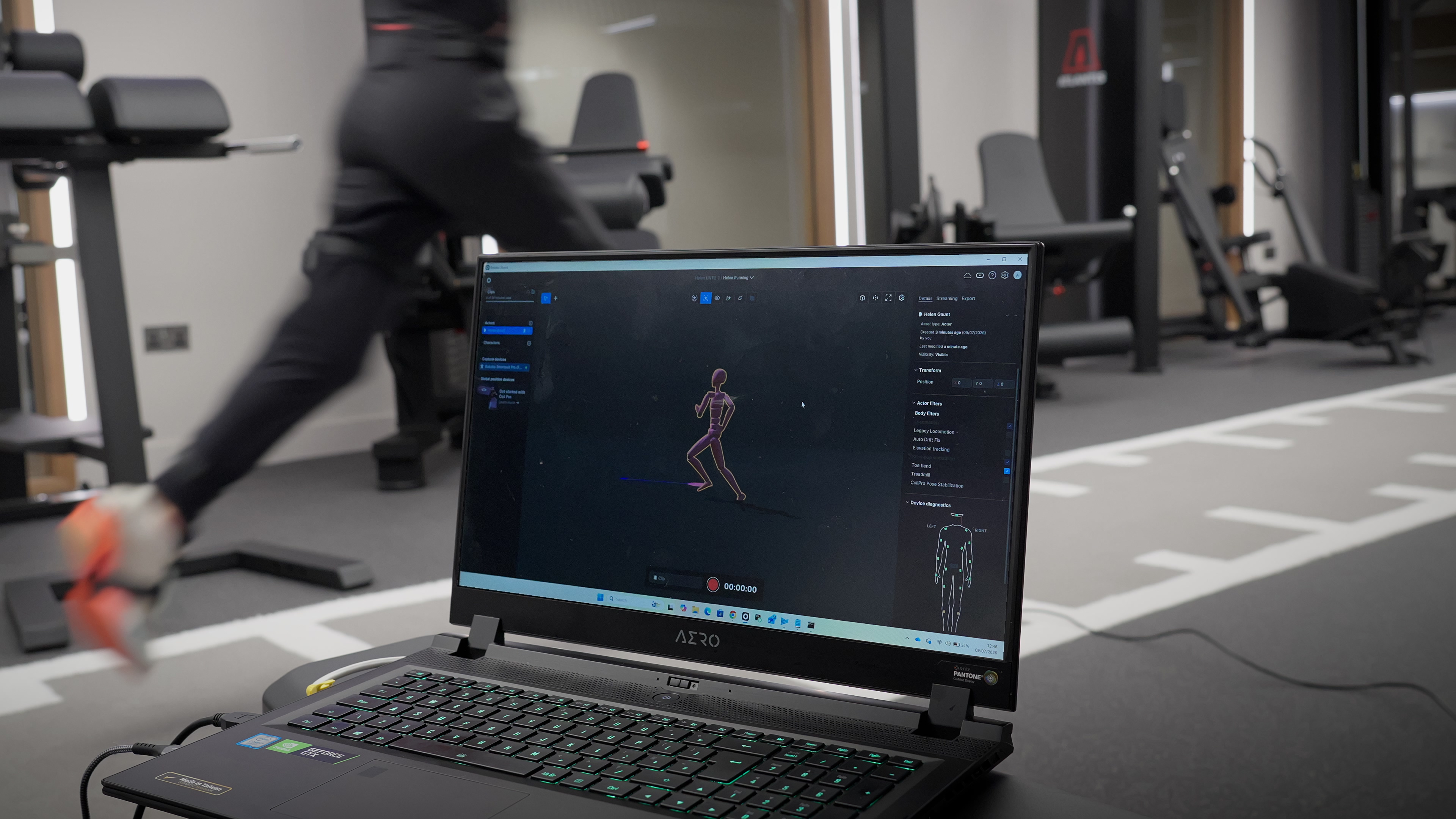 Biomechanics movement analysis