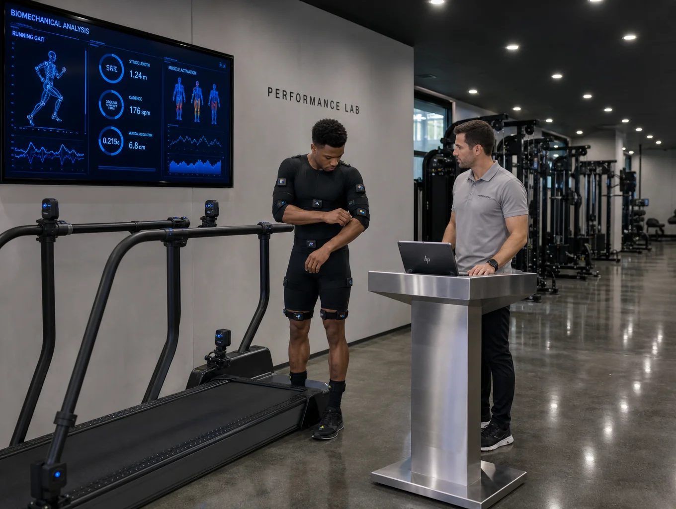 Biomechanics motion capture and pressure assessment laboratory equipment