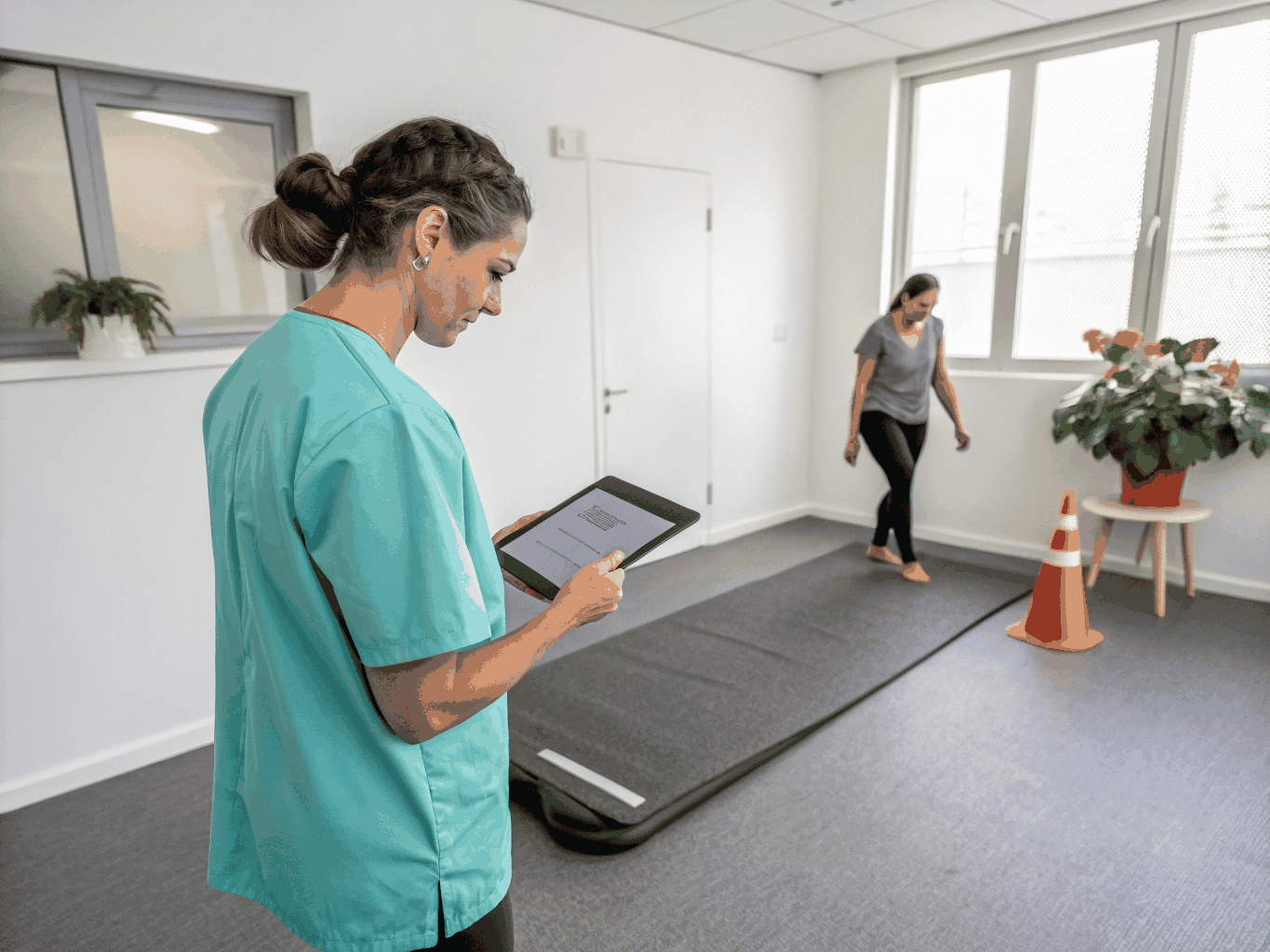 Clinical gait and balance assessment on pressure mat technology